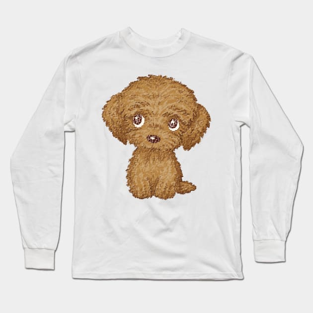 Toy-Poodle Long Sleeve T-Shirt by sanogawa